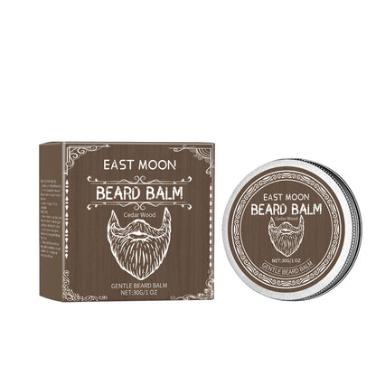 Cedar Wood Beard Care Wax Men's Beard Cedar Wood Care Cream Nourishes And Strengthens Beard