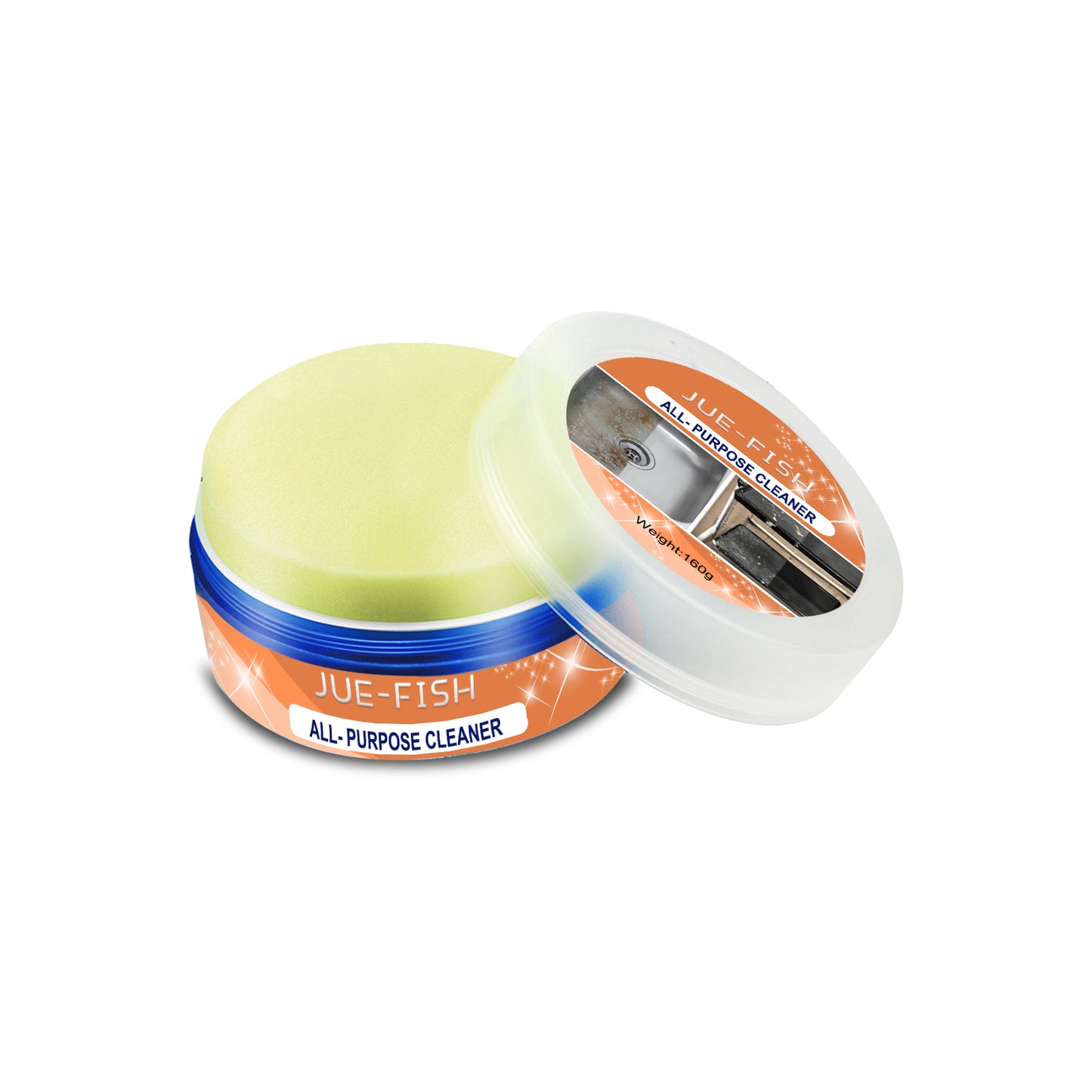 Multi-Purpose Kitchen Cleaner, Kitchen Stove Range Hood Stainless Steel Cooker Grease Cleaner